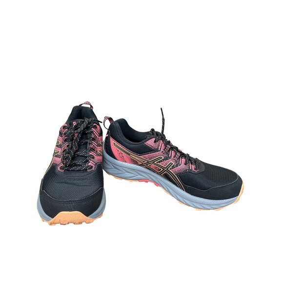 Asics Gel Venture 9 womans black corral Trail Run Sneakers Size 9.5 SKU 9403 - Picture 1 of 15